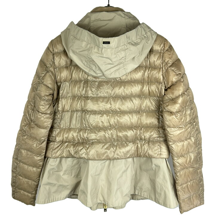 楽天市場】HERNO ヘルノ 23SS フリル ライトダウンジャケット 
