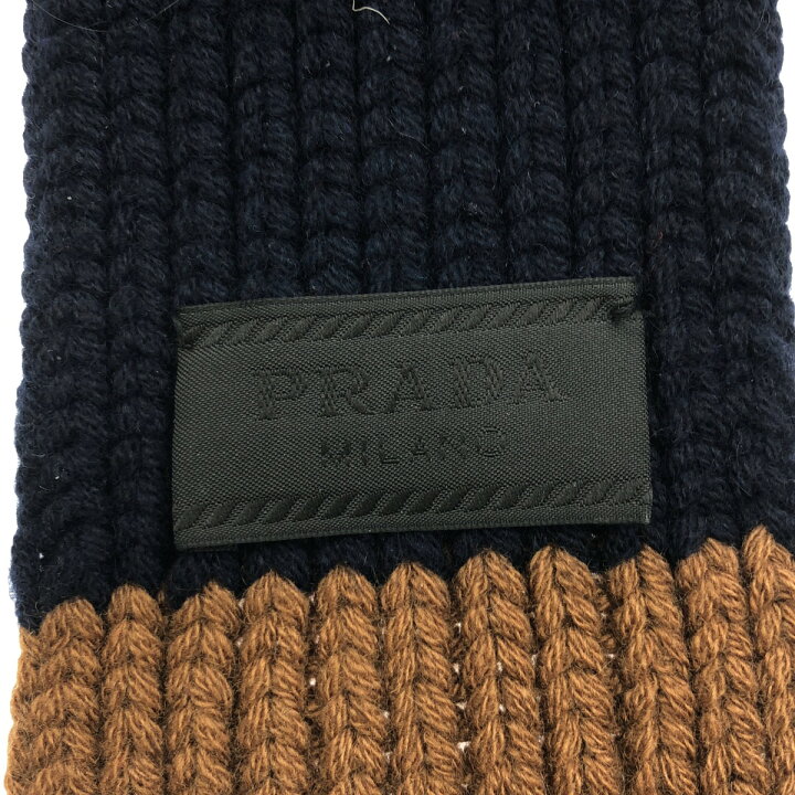 楽天市場】PRADA プラダ マルチボーダーニットストール マルチカラー 