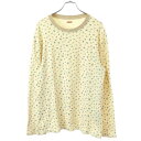 KAPITAL キャピタル Waffle Jersey Small Flower pt Crewron T ワッフルロングスリーブカットソー K2309LC075 アイボリー 4 【中古】 ITW7DZIKV92R