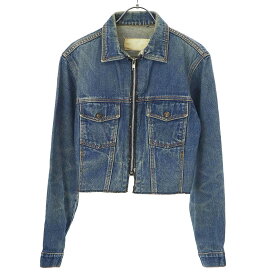 Maison Martin Margiela メゾン マルタン マルジェラ 1996AW 白タグ 再構築ジップアップデニムジャケット 333-49023 インディゴ M 【中古】 IT2HPLCVUREO