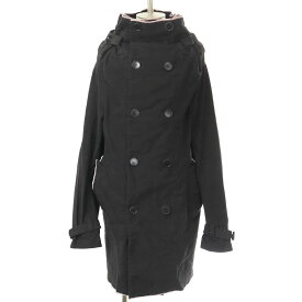 CAROL CHRISTIAN POELL キャロルクリスチャンポエル SELF-EDGE METRE TRENCH COAT コットントレンチコート VM/2562SED PEDGE-PTA ブラック 46 【中古】 ITEU0XLRPW6I