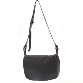 Maison Martin Margiela 14 メゾン マルタン マルジェラ 14 2005SS レザーハンティングショルダーバッグ ブラウン 【中古】 ITQ2QTG26MUY