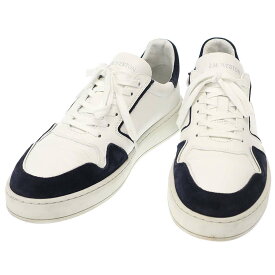 J.M WESTON ジェイエムウエストン オンタイム オックスフォード スニーカー ホワイト×ネイビー 7 1/2 【中古】 IT3GOVUUWGUQ