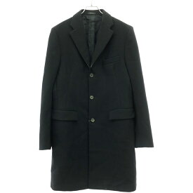 JIL SANDER ジルサンダー by RAF SIMONS 11AW ウールメルトンチェスターコート ブラック 48 【中古】 ITFBOFJHZG86