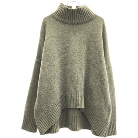 CINOH チノ 19AW オーバーサイズハイネックニットセーター 19WKN504 グレー F 【中古】 IT7BPFBU4T04