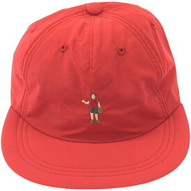 Mountain Research マウンテンリサーチ MOUNTAIN MAN(S) CAP 刺繍キャップ MTR-2987 レッド F 【中古】 ITI6E07WGFGK