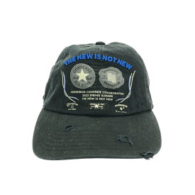 ADER ERROR×CONVERSE アーダーエラー コンバース ダメージ加工キャップ ブラック 【中古】 ITMP9WYR7RUO