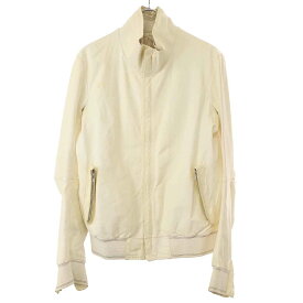 CAROL CHRISTIAN POELL キャロルクリスチャンポエル LEATHER BOMBER JACKET カンガルーレザーボンバージャケット LM/2551C ROOLS-PTC/01 ホワイト 46 【中古】 ITZSZUWWVVJ8