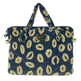 MARC BY MARC JACOBS マークバイマークジェイコブス リップ柄 2WAYショルダーバッグ ブラック - 【中古】 IT74ENW7SHM4