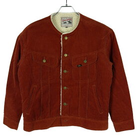 Lee リー ノーカラーボアジャケット LT1002 オレンジ M 【中古】 ITTLXINAFZ20