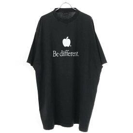 BALENCIAGA バレンシアガ Be different オーバーサイズTシャツ 712398 TNVB3 ブラック 4 【中古】 ITKALQUUOFVX