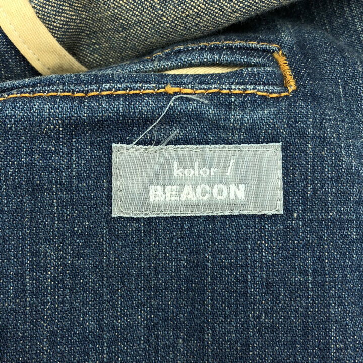 楽天市場】kolor BEACON カラー ビーコン 15AW デニムテーラード