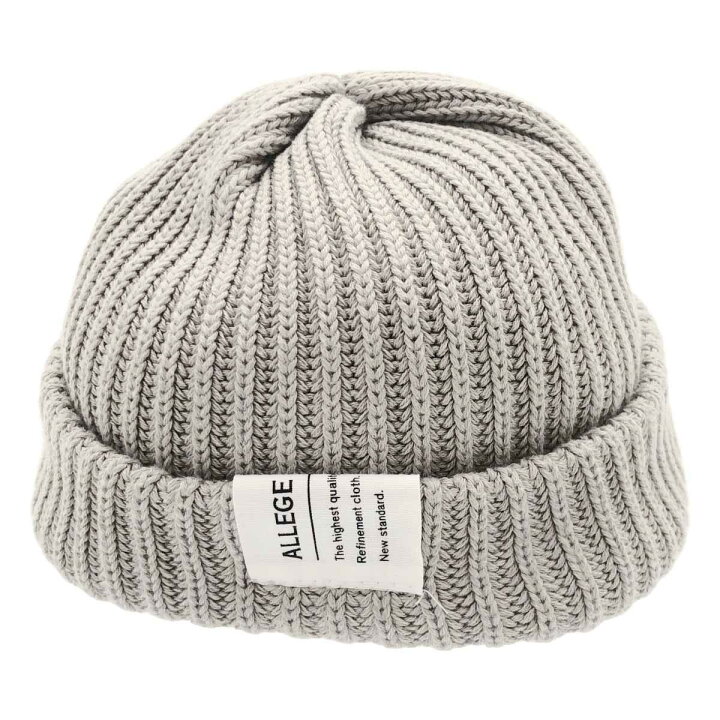 楽天市場】ALLEGE アレッジ Short knit cap ショートニットキャップ 