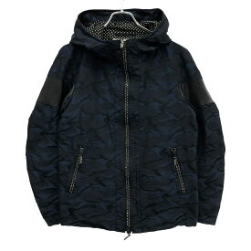 FranCisT_MOR.K.S フランシストモークス カモフラ スワロジップパーカー MO1502 ネイビー 2 【中古】 ITKRN8S5UVBT