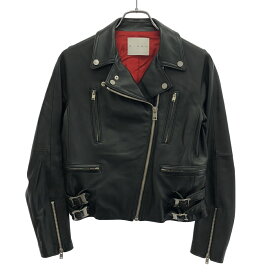 CINOH チノ 16AW ラムレザーライダースジャケット C16AWLE01 ブラック 38 【中古】 ITR3C69C1ZQK