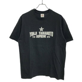 Supreme×Y's Yohji Yamamoto ワイズ ヨウジヤマモト シュプリーム 25AW Y's Star Tee プリントTシャツ ブラック M 【中古】 ITXDEOF374NE