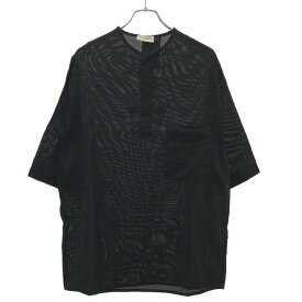 LEMAIRE ルメール 21SS ヘンリーネックカットソー M211 TO126 LF550 ブラック 48 【中古】 ITX2QYKNL8R4