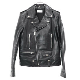 SAINT LAURENT PARIS サンローラン パリ 16AW L01 クラシックモーターサイクル カーフ ダブルレザーライダースジャケット 397290 YC1AV ブラック 46 【中古】 ITZTOTNUQG0S