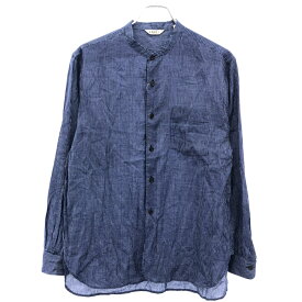 KABEL カベル KHADI MUSLIN MANDARIN COLLAR SHIRT シャツ KL0320-02-1115KS ブルー 1 【中古】 ITF0JT076W5U