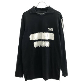 Y-3 ワイスリー GRAPHIC LOGO LONG SLEEVE TEE グラフィックロゴロングスリーブTシャツ JN4876 ブラック S 【中古】 ITD5ITYPTSWC