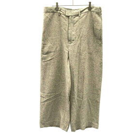 NONNOTTE ノノット 24SS Trousers Cotton×Summer Wool Small Pattern Sucker パンツ N-24S-027 グレー 4 【中古】 ITA7X7ZH5HF2