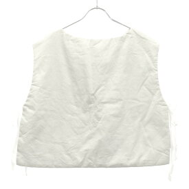 TOUJOURS トゥジュー コットンシルクパテッドベスト ホワイト F 【中古】 IT6XJ5Q04GRS