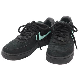 TIFFANY&Co NIKE ティファニー ナイキ AIR FORCE 1 LOW 1837 スニーカー DZ1382-001 ブラックブルー 23.5cm 【中古】 ITFG1UML58TC