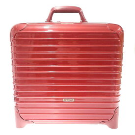 RIMOWA リモワ SALSA DELUXE BUSINESS TROLLEY サルサ ビジネス・トロリー コンパクトキャリーケース 853.40 レッド 【中古】 IT3HAV8PZ87D