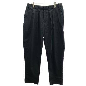 BLK White Mountaineering ビーエルケー ホワイトマウンテニアリング 21SS SOLOTEX 3 TUCKED EASY TAPERED PANTS パンツ BK2171401 ブラック 4 【中古】 IT4ES7SJV0FB