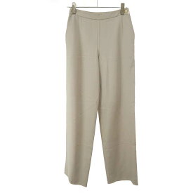 HERMES エルメス by Martin Margiela ウールシルクトラウザーパンツ ベージュ 38 【中古】 ITPTZWQ9C5QS