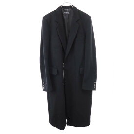 RAF SIMONS ラフシモンズ 1999AW メルトンウールジップチェスターコート ブラック 50 【中古】 ITN87HHM68Y0