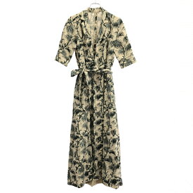 styling/ kei shirahata スタイリング ケイシラハタ リネンワンピース 16WF0191014 ベージュ グリーン 1 【中古】 IT3UZ7JFVN6O