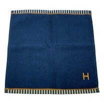 楽天市場】エルメス（カラーネイビー）（ハンカチ・ハンドタオル 