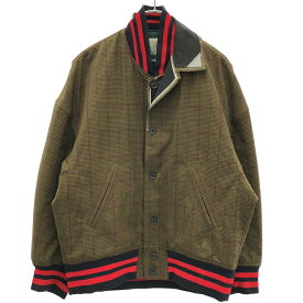 kolor カラー 23AW パファーチェックブルゾン 23WCM-G01101 ブラウン系 1 【中古】 IT6B8FDJNCRA