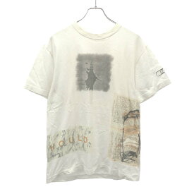 BEDWIN ベドウィン BARRY KAMEN プリントTシャツ ホワイト L 【中古】 IT81Y8JWO324