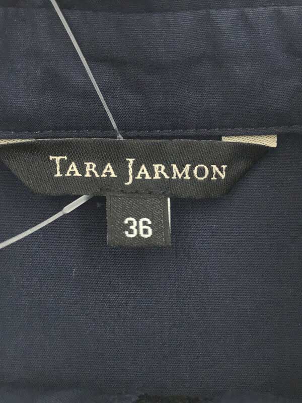 TARA JARMON タラジャーモン レースデザインシャツワンピース ネイビー サイズ:36 レディース【中古】 | MODESCAPE 楽天市場店