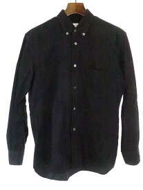 【中古】COMME des GARCONS SHIRT コムデギャルソンシャツ 16AW コーデュロイボタンダウンシャツ ブラック XS メンズ
