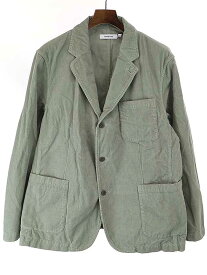 【中古】nonnative ノンネイティブ DWELLER 3B JACKET COTTON CORD OVERDYED コーデュロイ3Bジャケット グリーン 2 メンズ