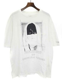 【中古】TAKAHIRO MIYASHITA The SoloIst. タカヒロミヤシタ ザ ソロイスト 21SS jane doe's portrait.4 オーバーサイズTシャツ ホワイト 44 メンズ
