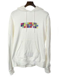 uniform experiment ユニフォーム エクスペリメント 19AW COLOR CHART BOX LOGO HOODIE スウェットパーカー ホワイト サイズ:2 メンズ【中古】