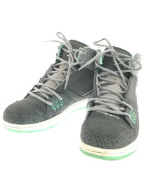 NIKE ナイキ Jordan 1 Flight GS 'Grey Green Glow' ハイカットスニーカー グレー サイズ:28cm メンズ【中古】