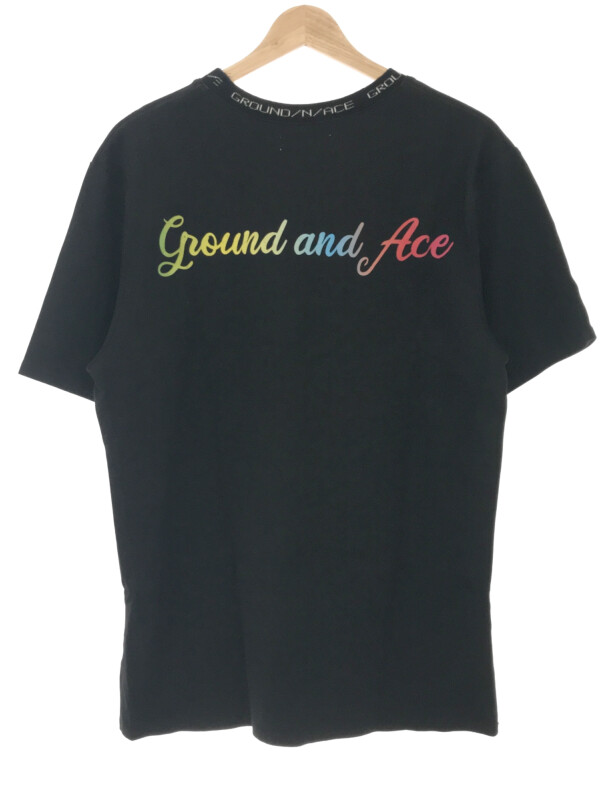 楽天市場】GROUND/N/ACE グランダンエース ネックロゴコットンTシャツ