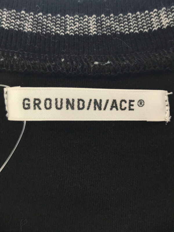 楽天市場】GROUND/N/ACE グランダンエース ネックロゴコットンTシャツ