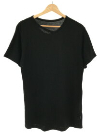 B Yohji Yamamoto ビー ヨウジヤマモト 20SS カットネックTシャツ ブラック サイズ:3 メンズ【中古】