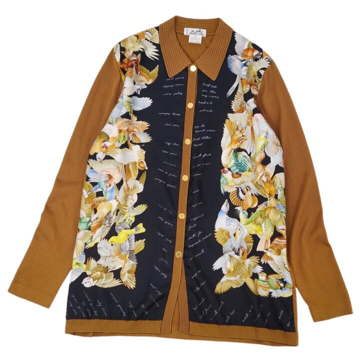 楽天市場】【美品】Vintage エルメス HERMES ニット シャツ ブラウス  