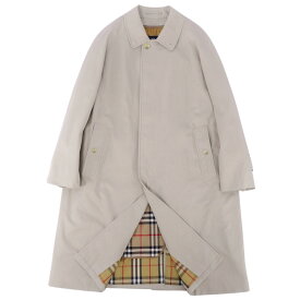 【極美品】バーバリー ロンドン BURBERRY LONDON コート ステンカラーコート バルマカーンコート ライナー付き アウター メンズ 92-170-5(M相当) サンドベージュ【中古】