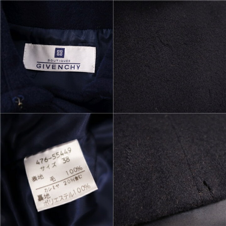 楽天市場】Vintage ジバンシー GIVENCHY コート ロングコート ウール 