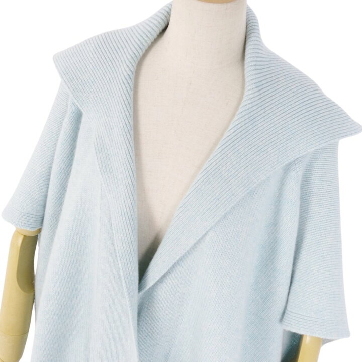 楽天市場】【極美品】エルメス HERMES 2021SS ニット コート ポンチョ  