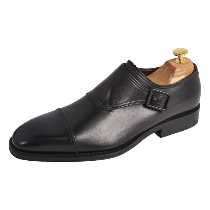 楽天市場】【新古品】グッチ GUCCI レザーシューズ シングル モンク 