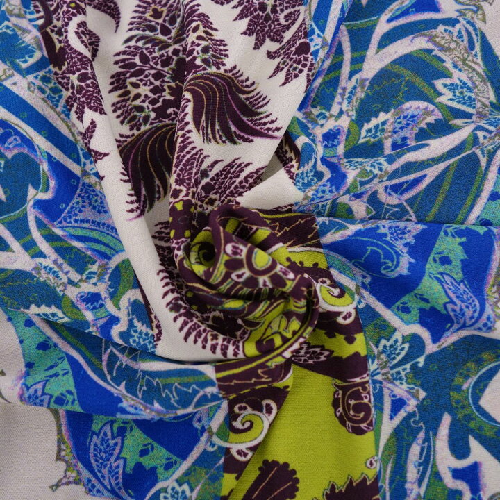 楽天市場】エトロ ETRO ワンピース ドレス 七分袖 総柄 ペイズリー柄 